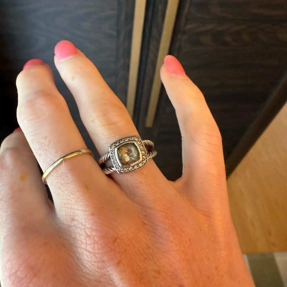 David Yurman Silver and Gold Ring